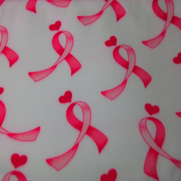 Cancer Awareness Ribbons 88" x 58" Fleece Blanket - Picture 3 of 3